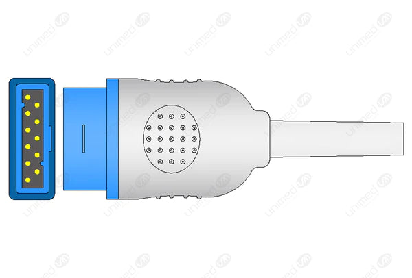 CABLE DE INTERFAZ DE SPO2 COMPATIBLE CON MARQUETTE U708X-21 UNIMED