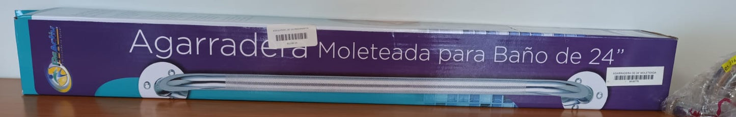 Agarraderas para baño moleteada