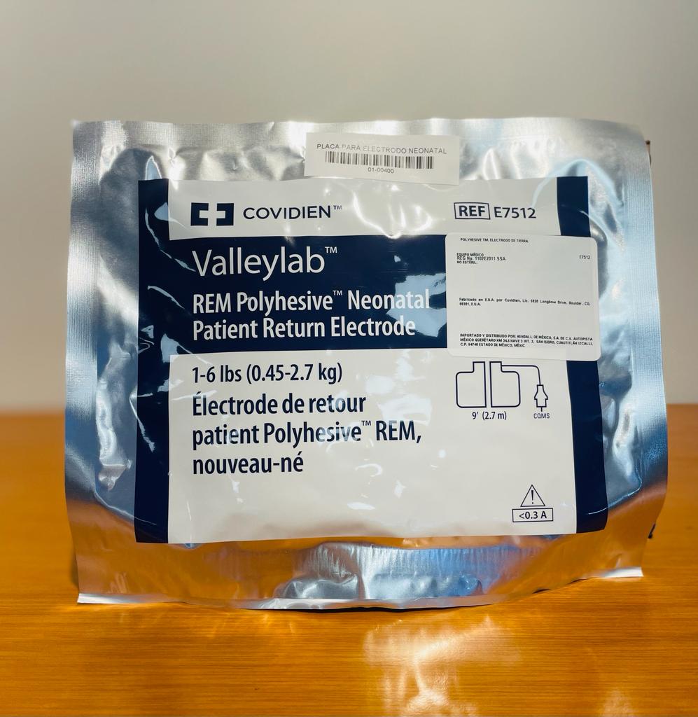 PLACA PARA ELECTRODO NEONATAL VALLEYLAB E7512