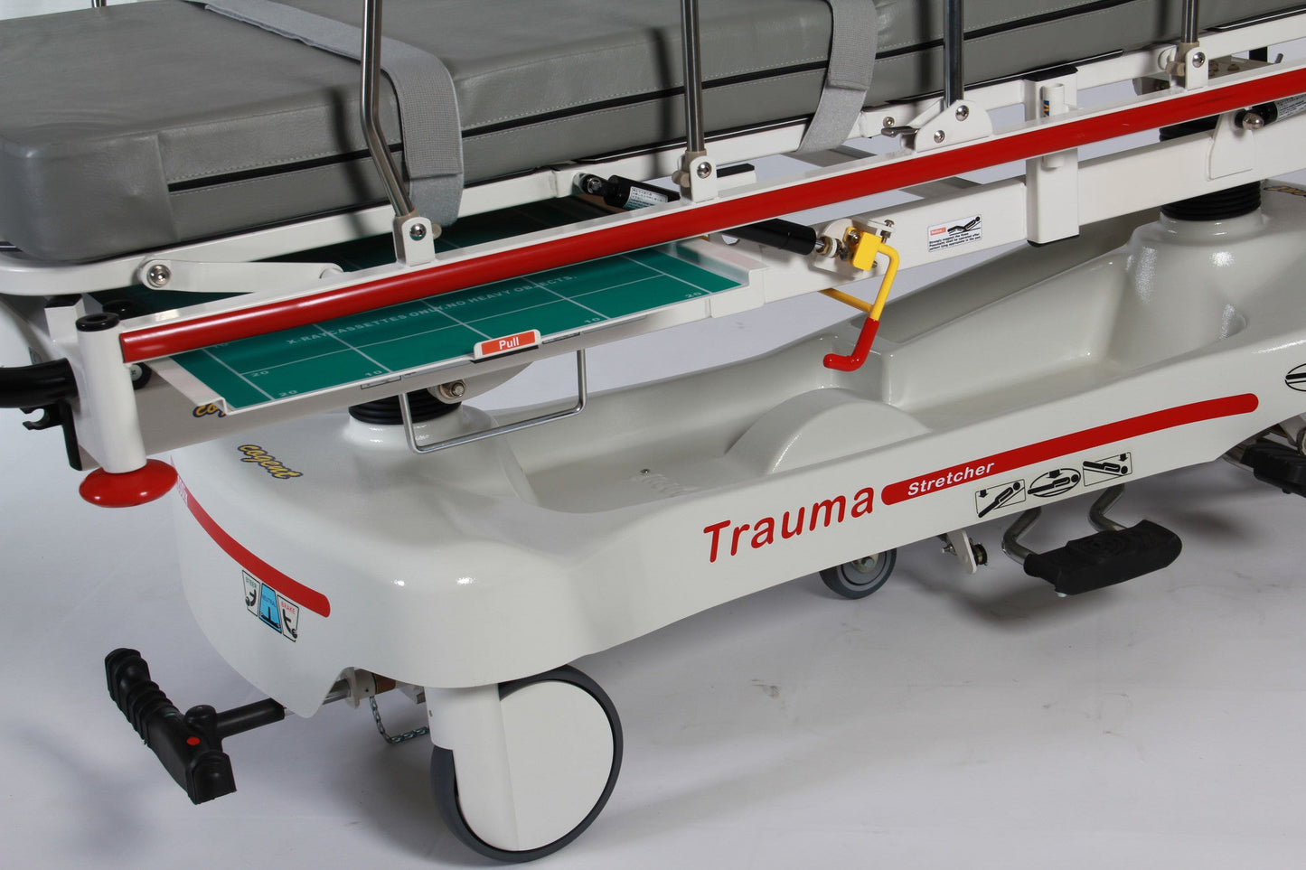 Camilla de emergencia radiolucida marca cogent modelo E200IX - ORTO-PAC, SILLAS DE RUEDAS, CAMAS HOSPITALARIAS, ORTOPEDIA BLANDA, CUNA PEDIATRICA, CARROS ROJOS, RODILLERAS, TOBILLERAS, CAMILLAS DE TRASLADO, CAMILLAS DE EMERGENCIA, PAPEL PARA EQUIPO MEDICO