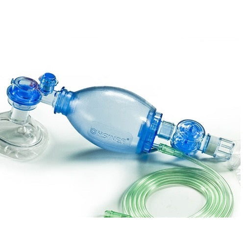 Resucitador manual desechable pediátrico marca hsiner modelo 60102