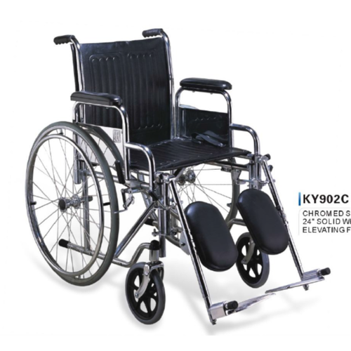 SILLA RUEDAS ELEVAPIERNAS DESMONTABLE KY902C-46