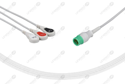 CABLE DE ECG REUTILIZABLE COMPATIBLE CON MINDRAY-AHA