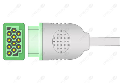 CABLE DE ECG REUTILIZABLE COMPTIBLE CON MARQUETTE- AHA