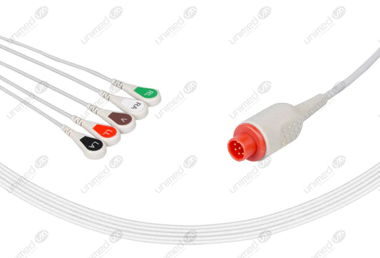 CABLE DE ECG REUTILIZABLE COMPATIBLE CON BIONET-AHA