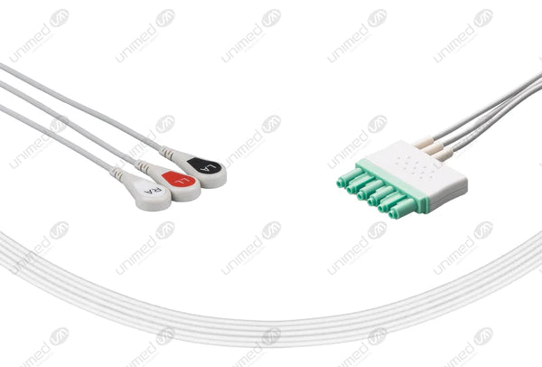 CABLE CONDUCTOR DE ECG COMPATIBLE CON DRAGER