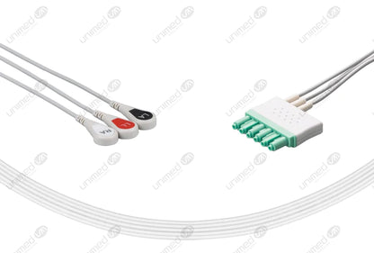 CABLE CONDUCTOR DE ECG COMPATIBLE CON DRAGER