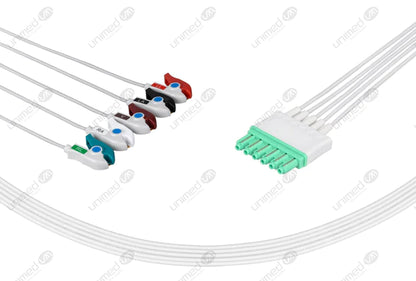 CABLE CONDUCTOR DE ECG COMPATIBLE CON DRAGER