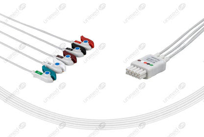 Cable conductor de ECG reutilizable con DATASCOPE-AHA