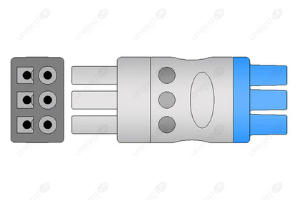 CABLE CONDUCTOR DE ECG REUTILIZABLE COMPATIBLE CON DATEX -AHA