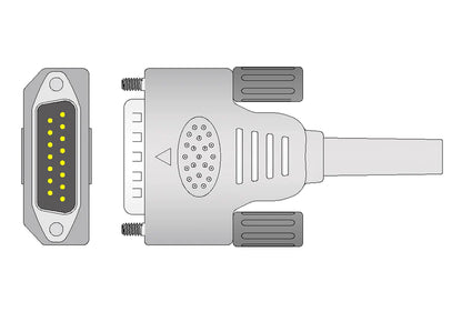 CABLE DE EKG REUTILIZABLE COMPATIBLE CON EDAN -AHA