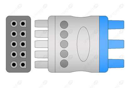 CABLE DE ECG COMPATIBLE CON GE/MARQUETTE -AHA