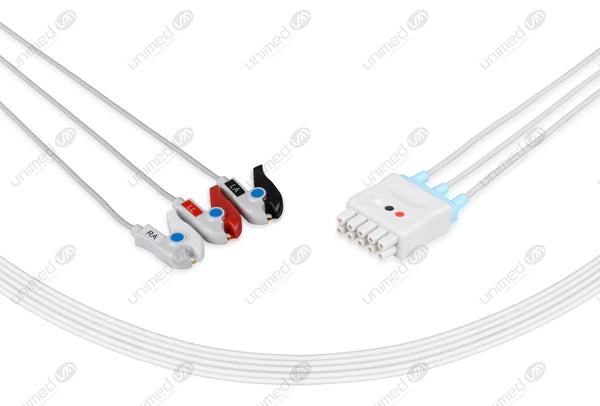 CABLE DE ECG COMPATIBLE CON GE/MARQUETTE -AHA