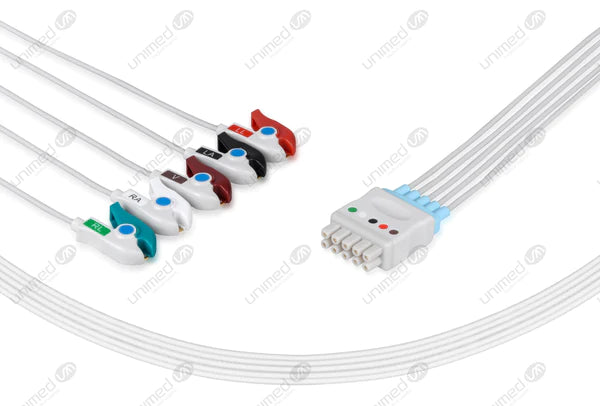 CABLE DE ECG COMPATIBLE CON GE/MARQUETTE -AHA