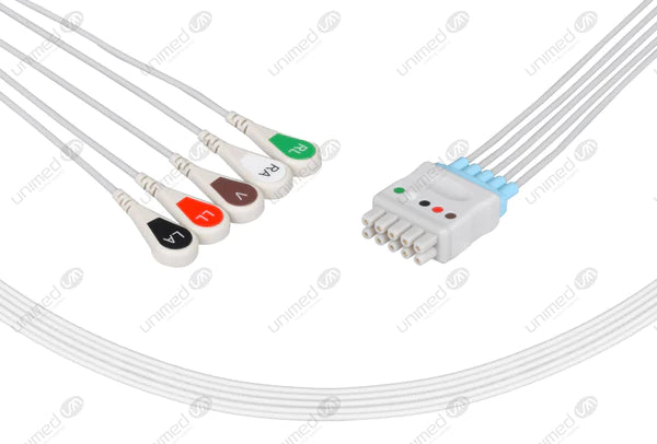 CABLE DE ECG COMPATIBLE CON GE/MARQUETTE -AHA