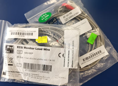 CABLE DE ECG DE 3 PUNTAS