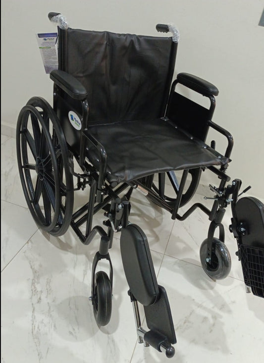 SILLA DE RUEDAS BARIATRICA 22"