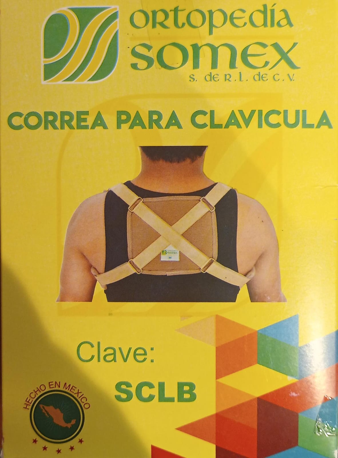 CORREA REFORZADA PARA CLAVICULA PEDIATRICA