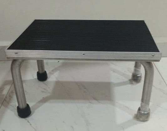 ESCALERILLA DE UN PELDAÑO DE ACERO INOXIDABLE