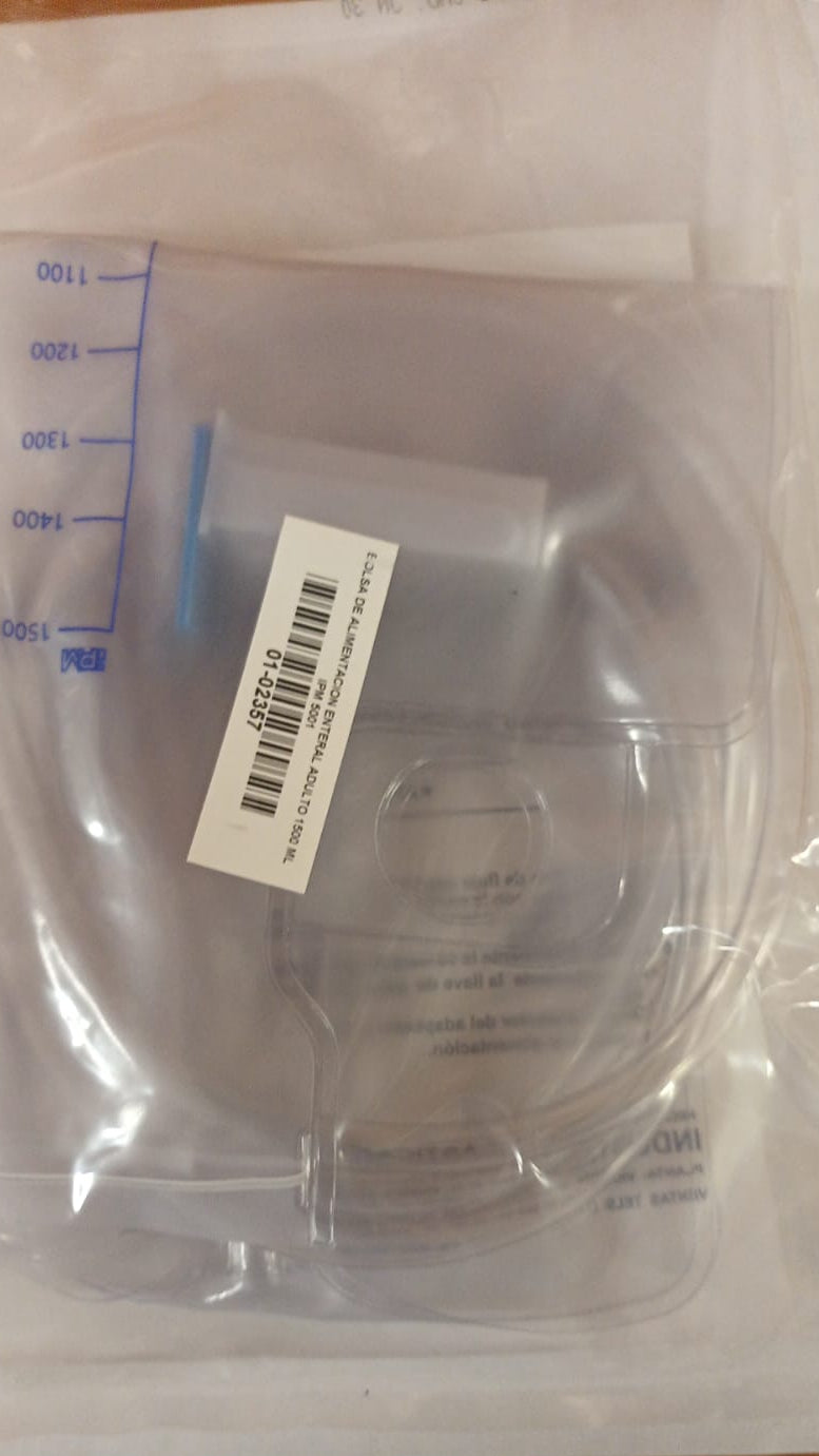 BOLSA DE ALIMENTACION ENTERAL ADULTO 1500 ML IPM 5001