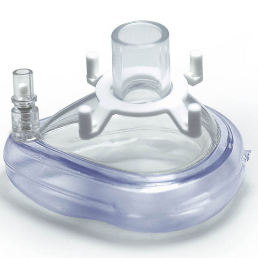 Mascarilla para anestesia desechable con válvula  marca hsiner