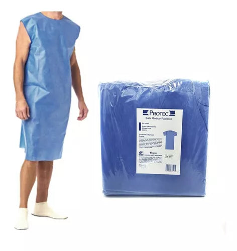 BATA PARA PACIENTE O MEDICO DESECHABLE