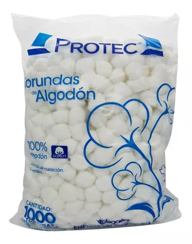 TORUNDAS DE ALGODON  500 GRS  PROTEC