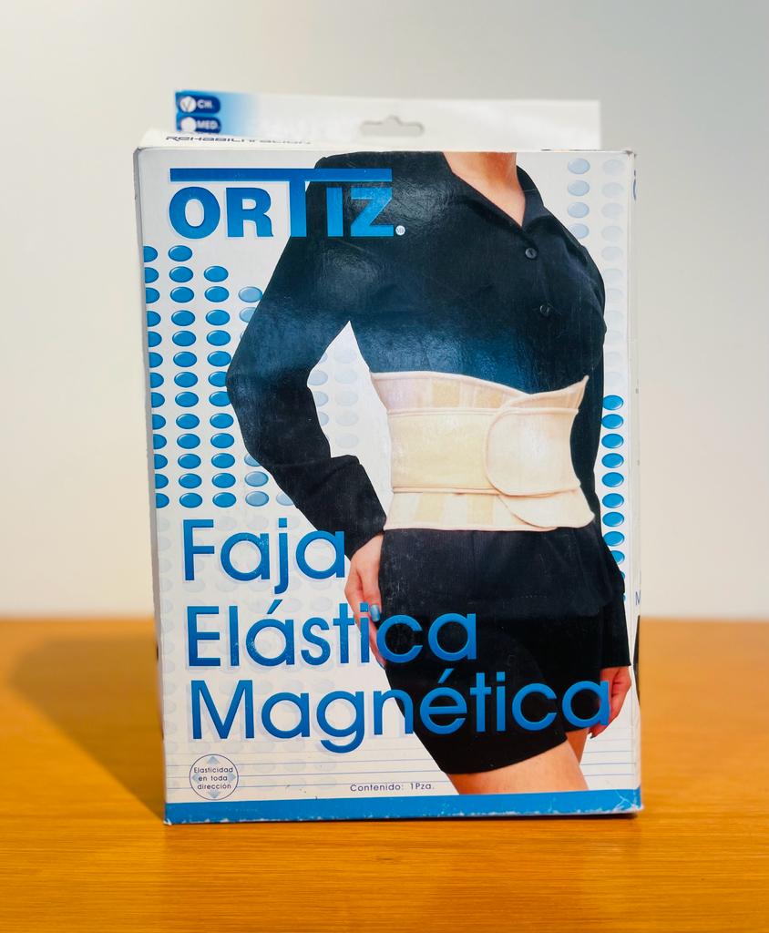 FAJA  LUMBOSACRA MAGNETICA ORTIZ