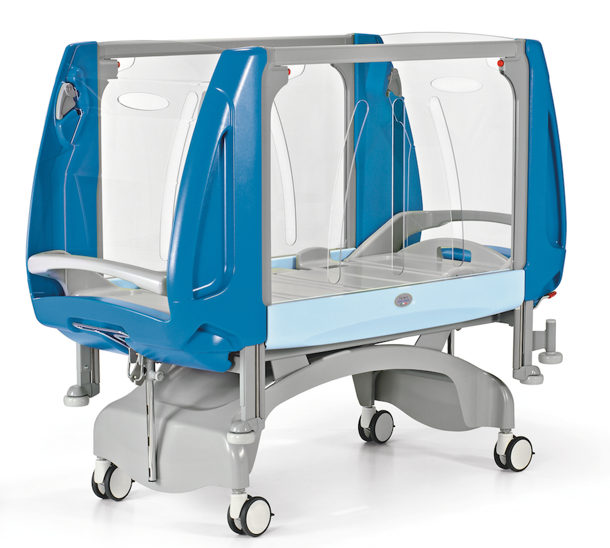 Cama pediatrica avanzada Favero modelo Horizon 200 - ORTO-PAC, SILLAS DE RUEDAS, CAMAS HOSPITALARIAS, ORTOPEDIA BLANDA, CUNA PEDIATRICA, CARROS ROJOS, RODILLERAS, TOBILLERAS, CAMILLAS DE TRASLADO, CAMILLAS DE EMERGENCIA, PAPEL PARA EQUIPO MEDICO