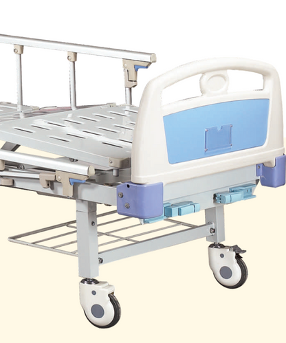 Cama hospitalaria manual adulto marca kaiyang modelo KY211S-32 - ORTO-PAC, SILLAS DE RUEDAS, CAMAS HOSPITALARIAS, ORTOPEDIA BLANDA, CUNA PEDIATRICA, CARROS ROJOS, RODILLERAS, TOBILLERAS, CAMILLAS DE TRASLADO, CAMILLAS DE EMERGENCIA, PAPEL PARA EQUIPO MEDICO