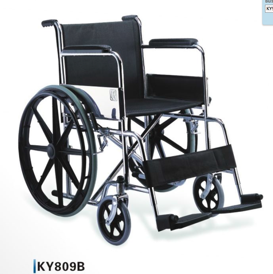 Silla de ruedas económica marca kaiyang modelo ky809b - ORTO-PAC, SILLAS DE RUEDAS, CAMAS HOSPITALARIAS, ORTOPEDIA BLANDA, CUNA PEDIATRICA, CARROS ROJOS, RODILLERAS, TOBILLERAS, CAMILLAS DE TRASLADO, CAMILLAS DE EMERGENCIA, PAPEL PARA EQUIPO MEDICO