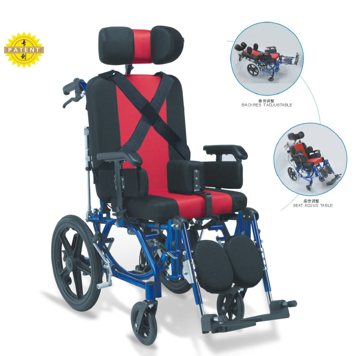 Silla de ruedas para PC (adulto e infantil) con eleva piernas marca Kaiyang modelo KY958L