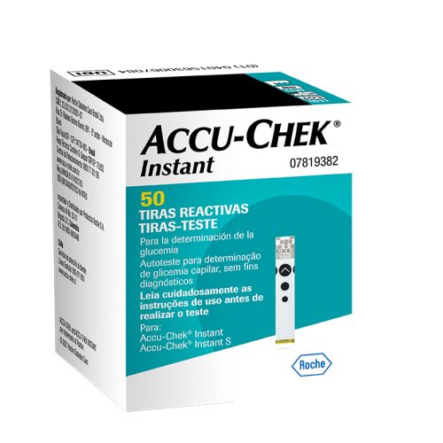 TIRAS REACTIVAS INSTANT ACCU CHECK