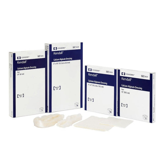 KENDALL APÓSITO CON ALGINATO DE CALCIO DE 20.3X10.2 CM CAJA C/5 PZS REF 9238 - ORTO-PAC, SILLAS DE RUEDAS, CAMAS HOSPITALARIAS, ORTOPEDIA BLANDA, CUNA PEDIATRICA, CARROS ROJOS, RODILLERAS, TOBILLERAS, CAMILLAS DE TRASLADO, CAMILLAS DE EMERGENCIA, PAPEL PARA EQUIPO MEDICO