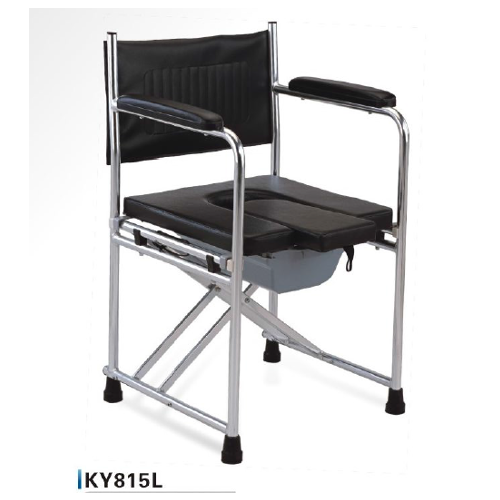 SILLA COMODO NEG CROMADA MODELO KY815L