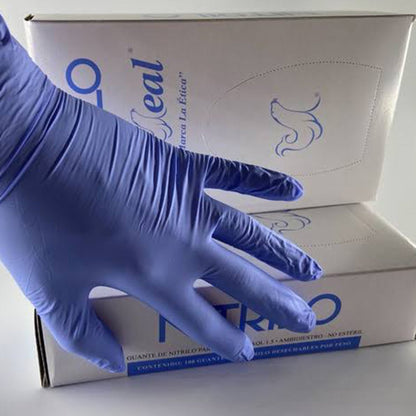GUANTE DE NITRILO PARA EXPLORACIÓN NO ESTERIL. UNISEAL
