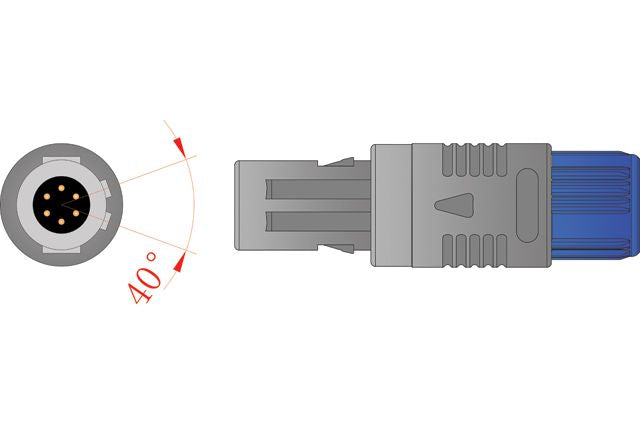 SENSOR DE SPO2 REUTILIZABLE COMPATIBLE CON MINDRAY-MASIMO- CONECTOR LEMO 6 PINES UNIMED